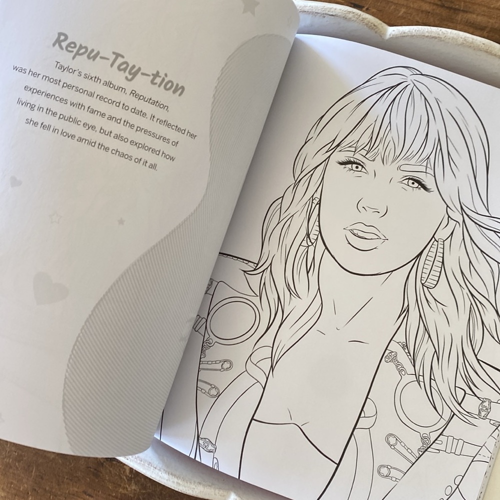 Taylor Swift Book Bundle - Coloring Activity Book -  Fun Facts Book. NEW - Picture 8 of 16